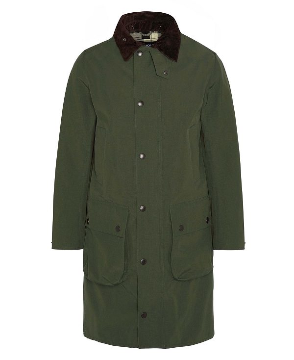 Barbour Classic Border Showerproof Jacket Green | BABO87446