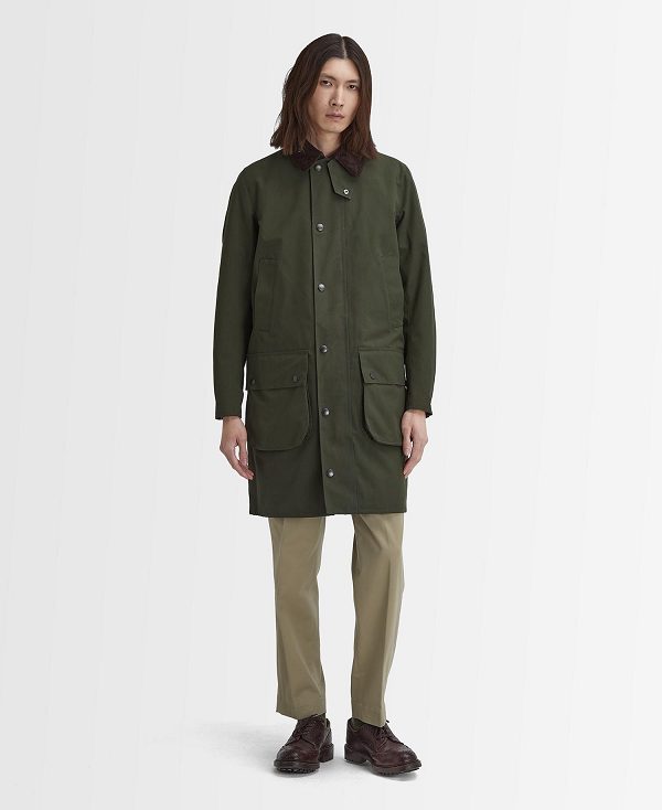 Barbour Classic Border Showerproof Jacket Green | BABO87446