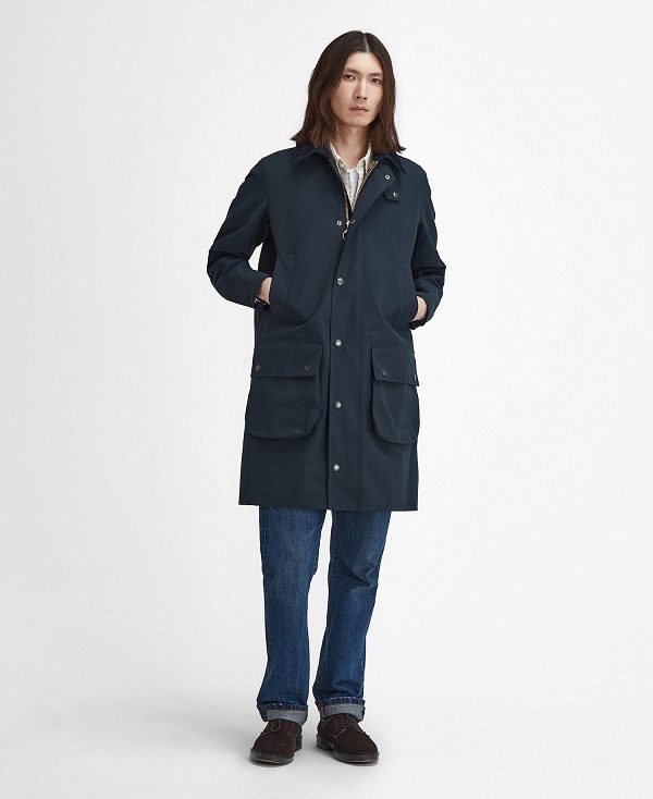 Barbour Classic Border Showerproof Jacket Navy | BABO87447