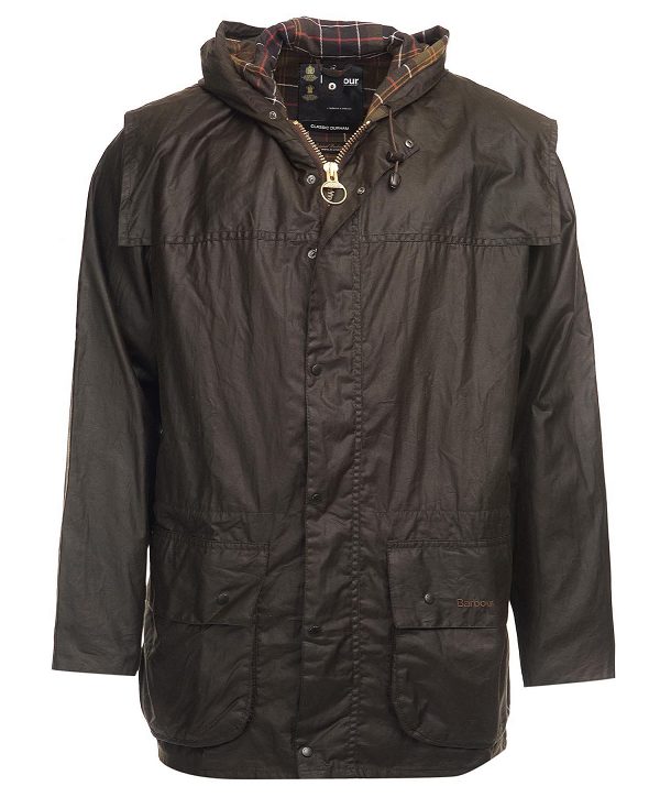 Barbour Classic Durham® Wax Jacket Olive | BABO87229