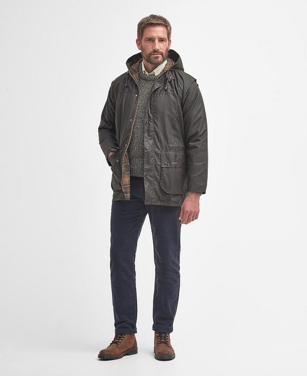 Barbour Classic Durham® Wax Jacket Olive | BABO87229