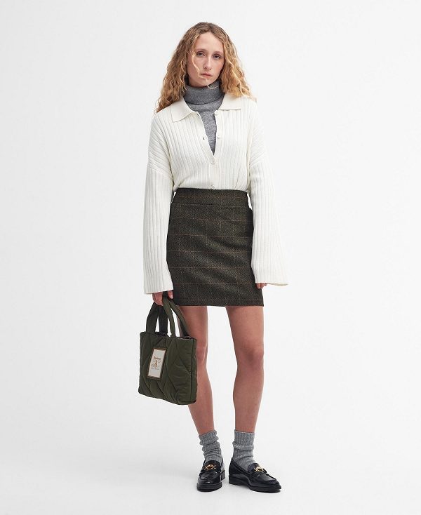 Barbour Claudette Cardigan Cloud | BABO89738