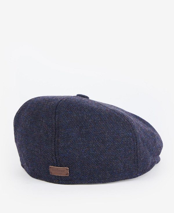 Barbour Claymore Baker Boy Hat Dark Brown | BABO89031