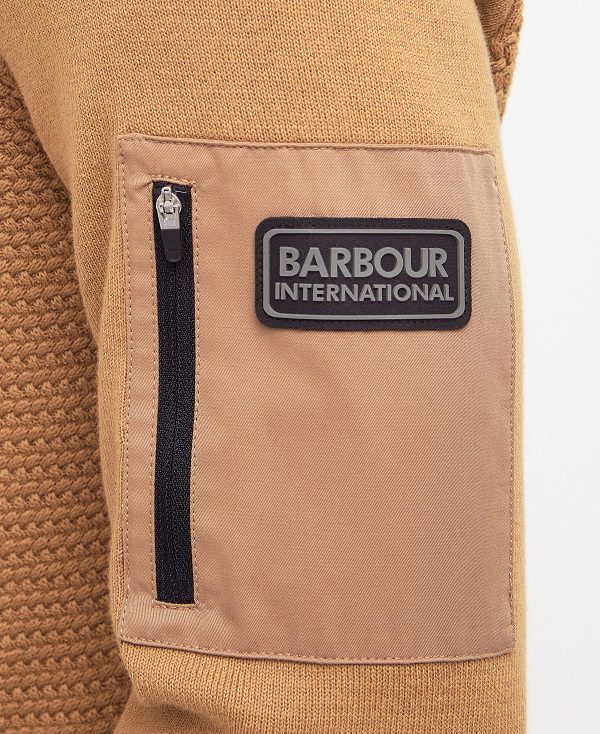 Barbour Clayton Crew-neck Jumper Desert | BABO88603