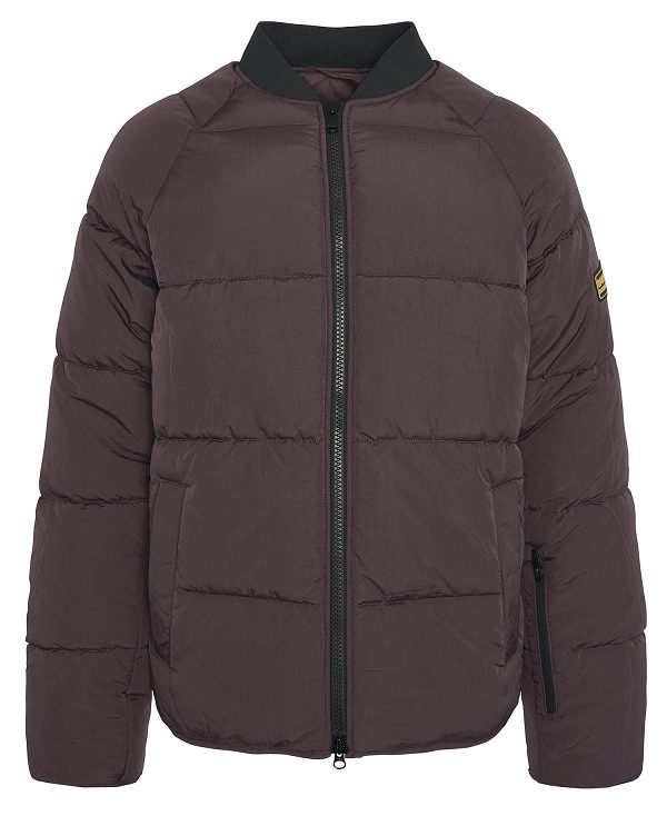 Barbour Cluny Quilted Jacket Bitter Chocolate | BABO87314