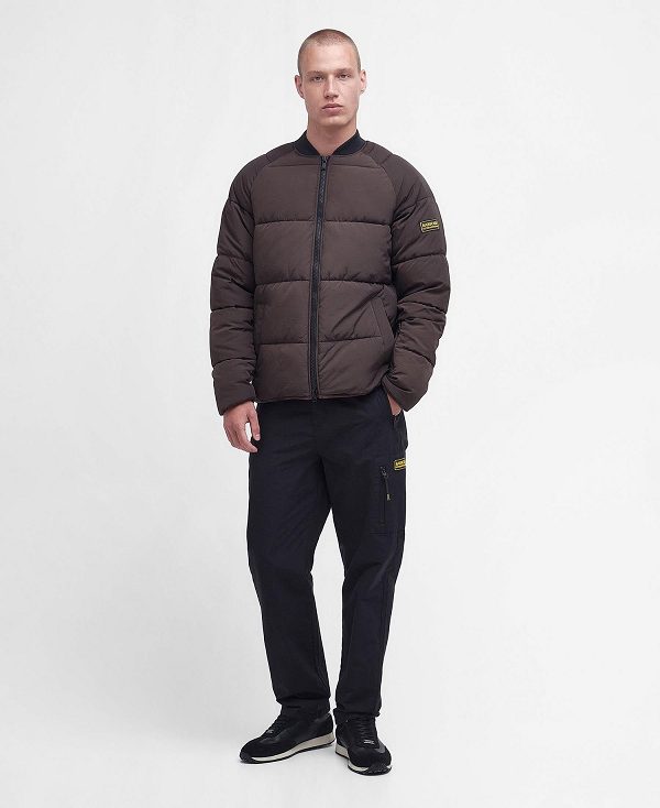 Barbour Cluny Quilted Jacket Bitter Chocolate | BABO87314