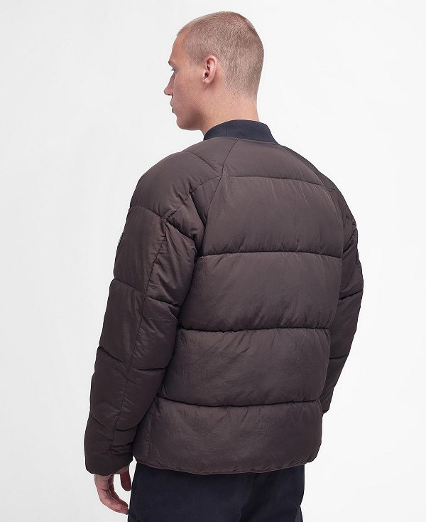 Barbour Cluny Quilted Jacket Bitter Chocolate | BABO87314