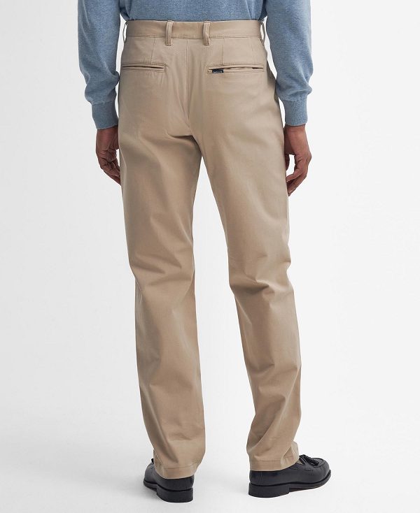 Barbour Comfort Stretch Tailored Trousers Brown | BABO88810