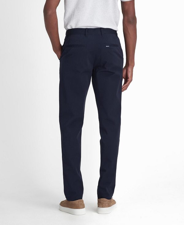 Barbour Comfort Stretch Tailored Trousers Navy | BABO88812