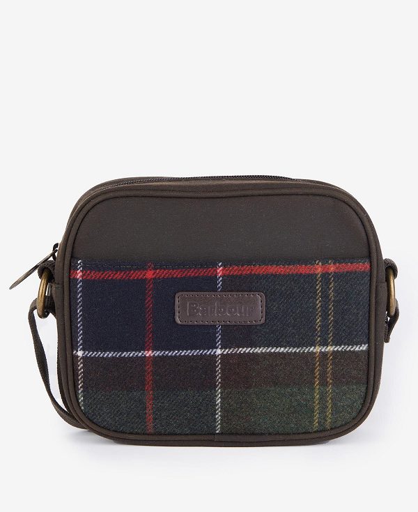 Barbour Contin Cross Body Bag Classic Tartan | BABO89988