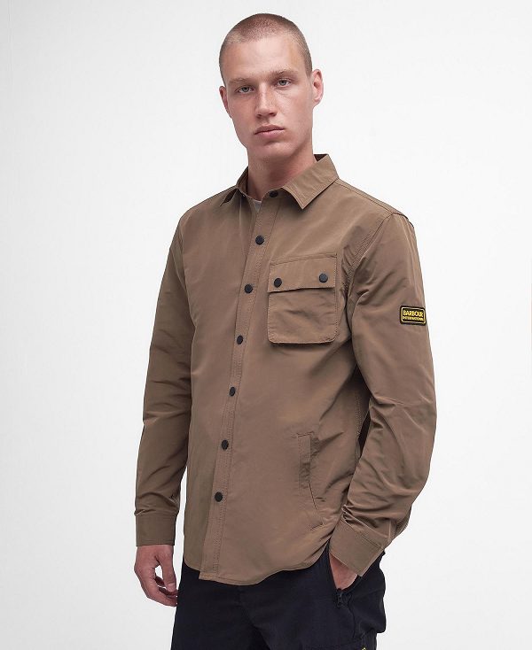 Barbour Control Overshirt Fossil | BABO87960