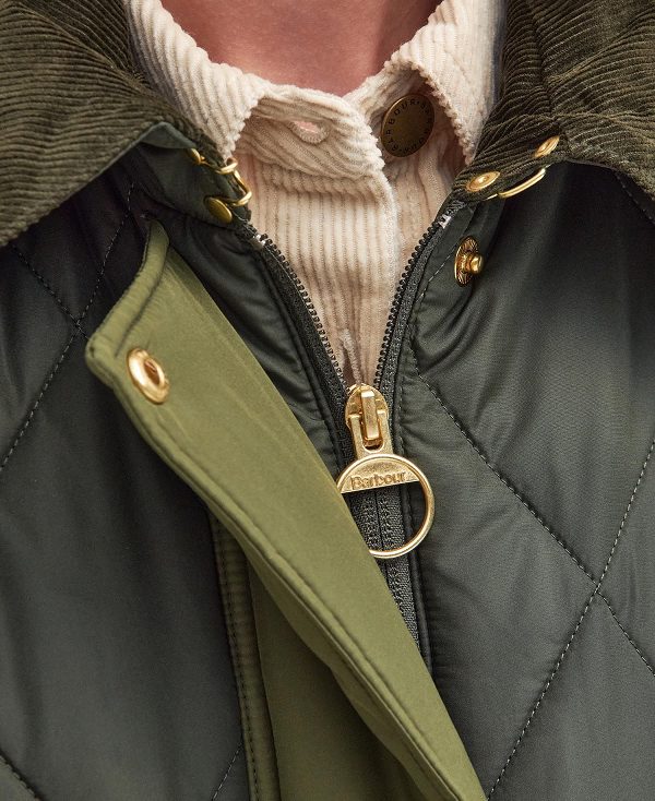 Barbour Cookston Longline Gilet Olive/Ancient | BABO89470