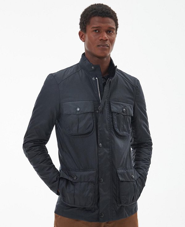 Barbour Corbridge Wax Jacket Navy | BABO87231