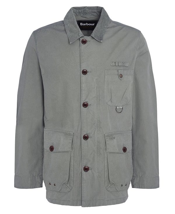 Barbour Cotton Salter Overshirt Agave | BABO87459