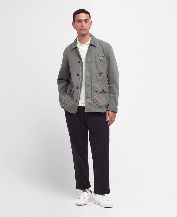 Barbour Cotton Salter Overshirt Agave | BABO87459