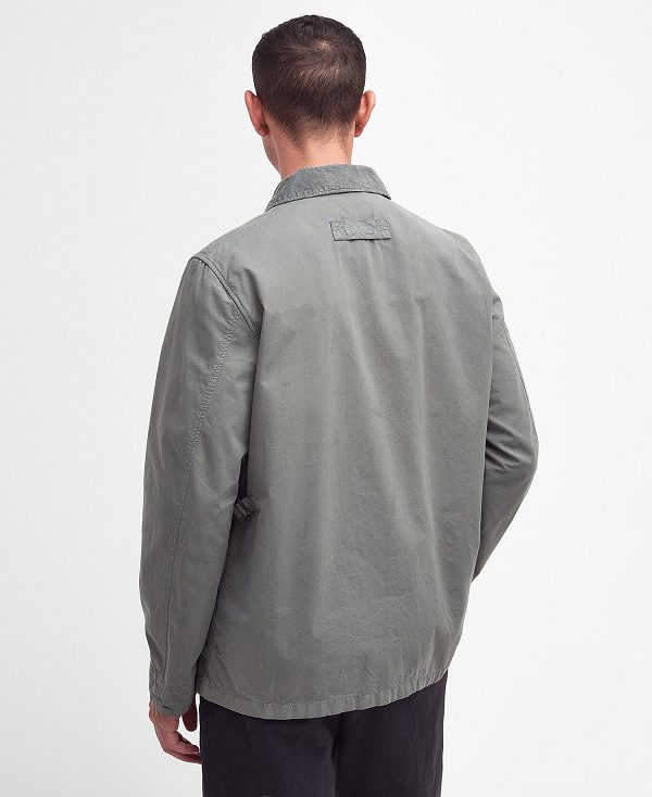 Barbour Cotton Salter Overshirt Agave | BABO87459