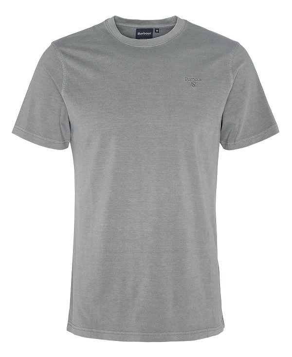 Barbour Cotton T-shirt Grey | BABO88310