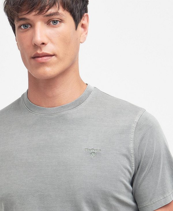 Barbour Cotton T-shirt Grey | BABO88310