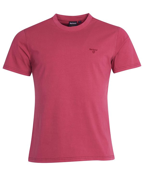 Barbour Cotton T-shirt Purple Slate | BABO88255