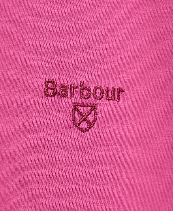 Barbour Cotton T-shirt Purple Slate | BABO88255