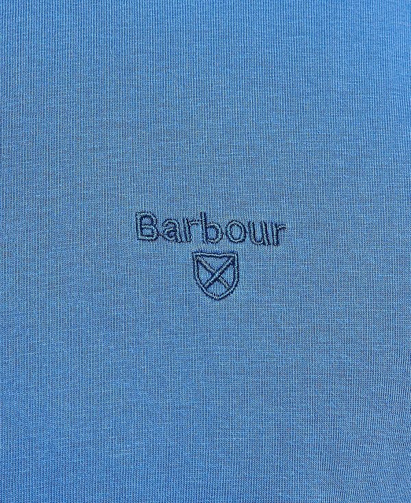 Barbour Cotton T-shirt Sky | BABO88257