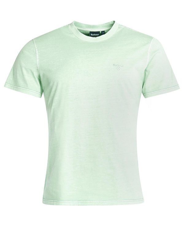 Barbour Cotton T-shirt Sky | BABO88264