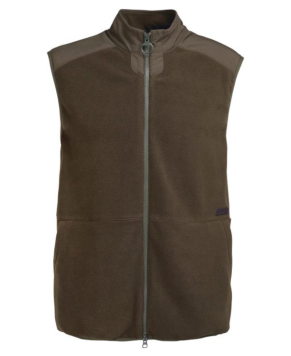 Barbour Country Fleece Gilet Green | BABO88716