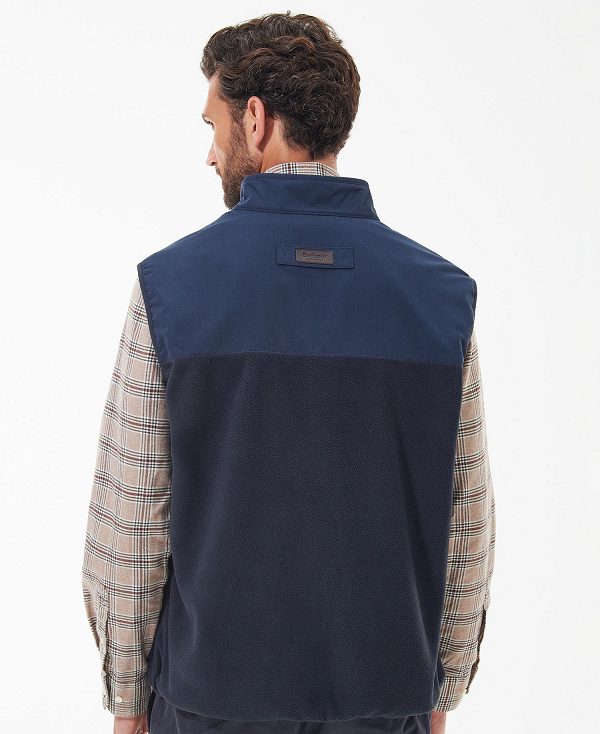 Barbour Country Fleece Gilet Navy | BABO88718