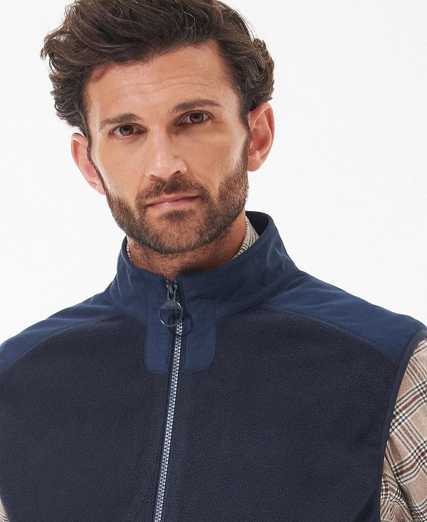 Barbour Country Fleece Gilet Navy | BABO88718