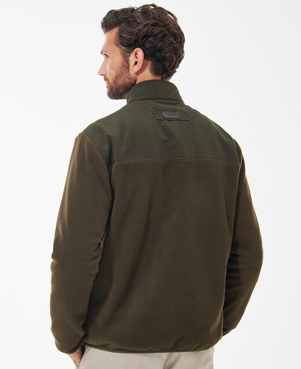 Barbour Country Fleece Jacket Green | BABO88734