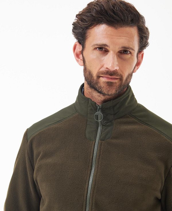 Barbour Country Fleece Jacket Green | BABO88734