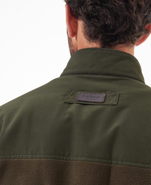 Barbour Country Fleece Jacket Green | BABO88734