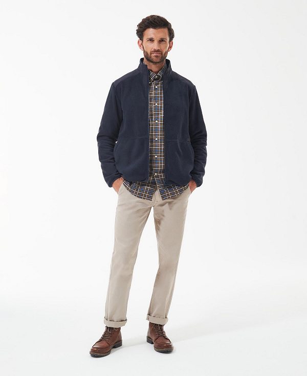 Barbour Country Fleece Jacket Navy | BABO88715