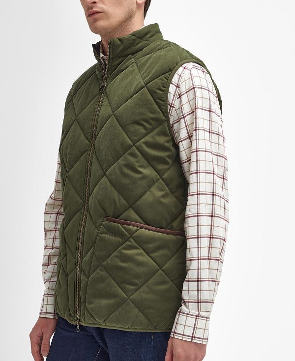 Barbour Country Liddesdale Gilet Olive | BABO87570