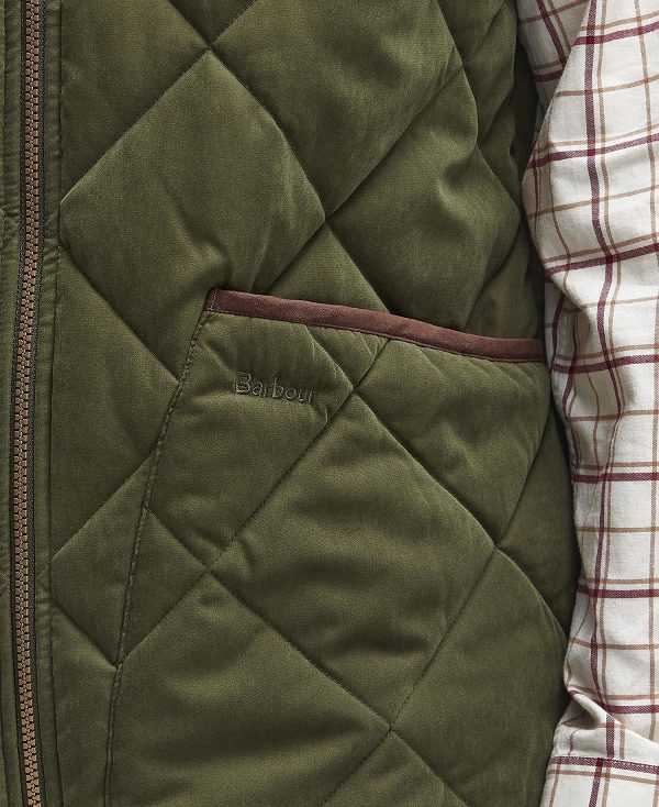 Barbour Country Liddesdale Gilet Olive | BABO87570