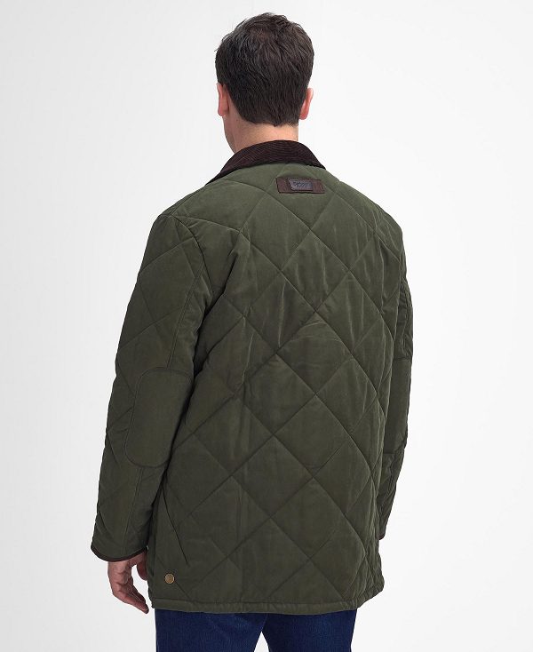 Barbour Country Liddesdale Quilted Jacket Olive | BABO87373