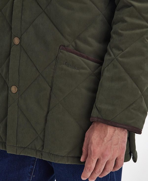 Barbour Country Liddesdale Quilted Jacket Olive | BABO87373