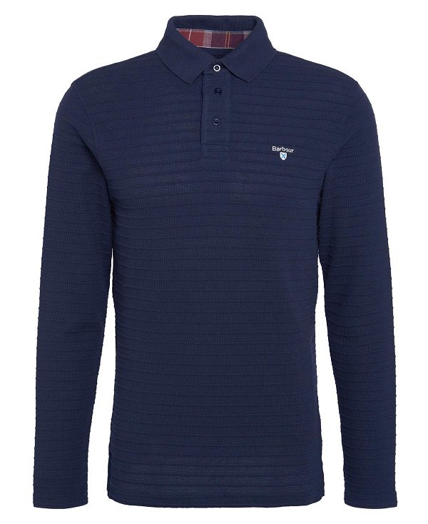 Barbour Cramlington Polo Shirt Navy | BABO88057