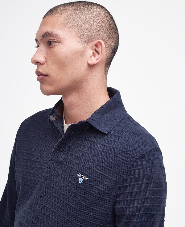 Barbour Cramlington Polo Shirt Navy | BABO88057