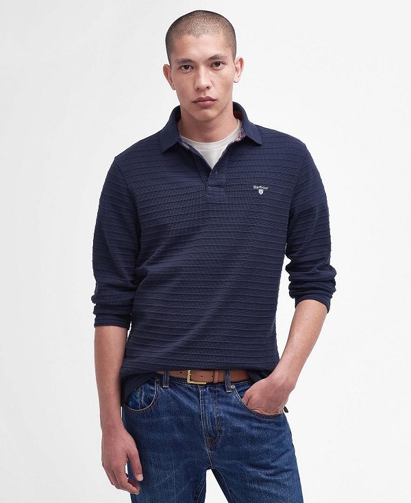 Barbour Cramlington Polo Shirt Navy | BABO88057