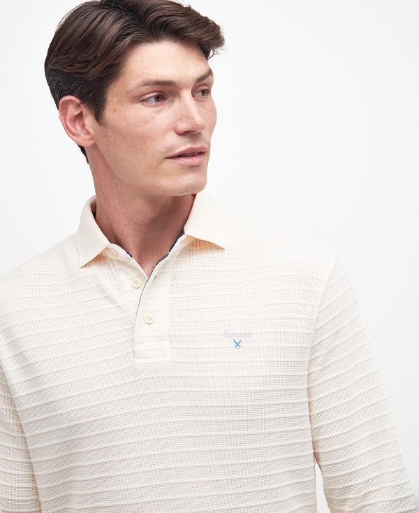 Barbour Cramlington Polo Shirt White | BABO88058