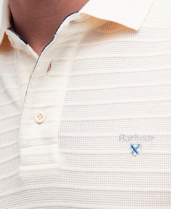 Barbour Cramlington Polo Shirt White | BABO88058