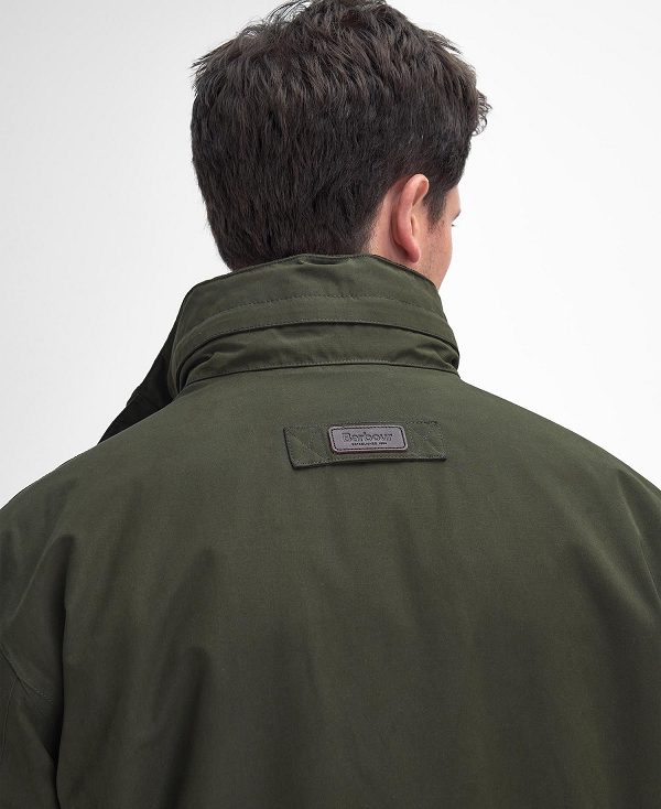 Barbour Cranston Waterproof Jacket Green | BABO87414