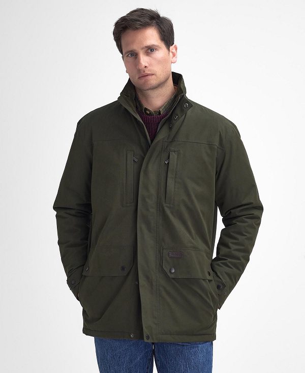 Barbour Cranston Waterproof Jacket Green | BABO87414