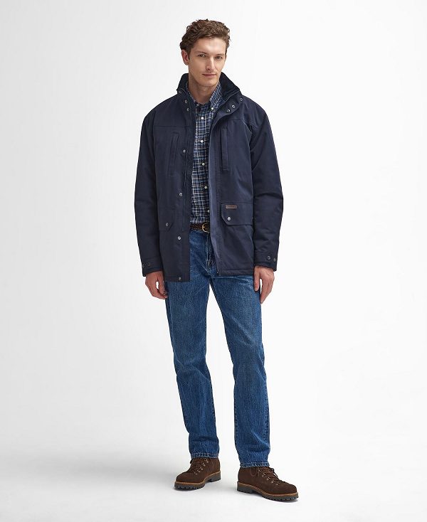 Barbour Cranston Waterproof Jacket Navy | BABO87415