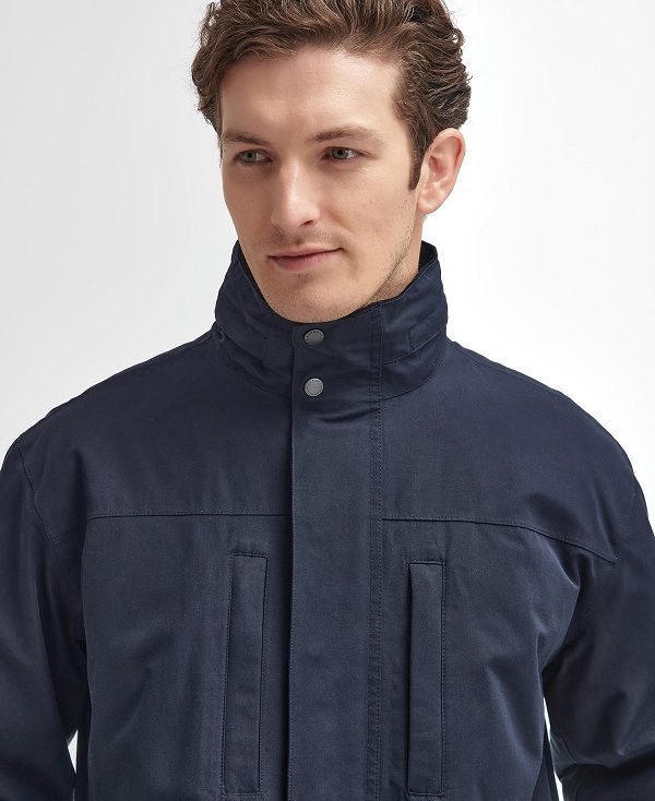 Barbour Cranston Waterproof Jacket Navy | BABO87415