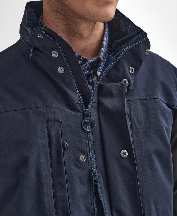 Barbour Cranston Waterproof Jacket Navy | BABO87415