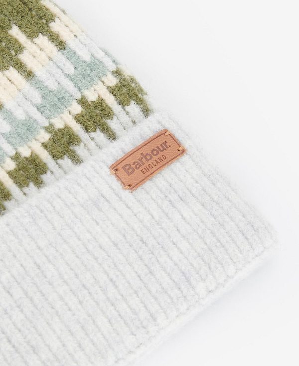 Barbour Craster Fairisle Beanie Ancient Loden | BABO90016