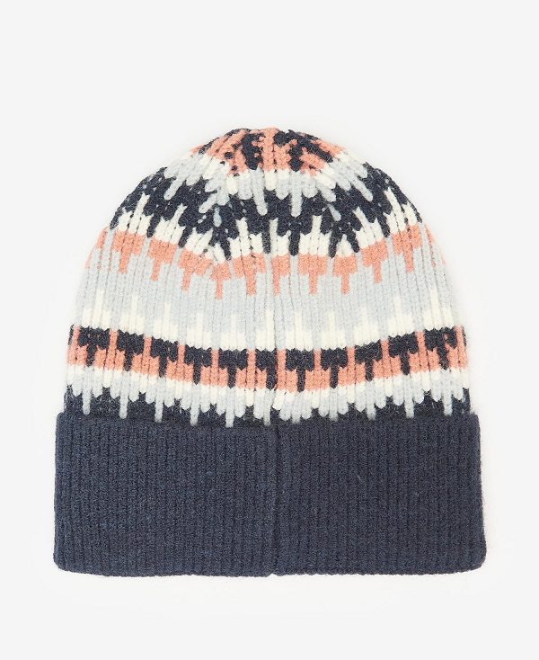 Barbour Craster Fairisle Beanie Ancient Loden | BABO90048