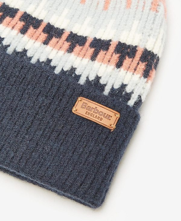 Barbour Craster Fairisle Beanie Ancient Loden | BABO90048